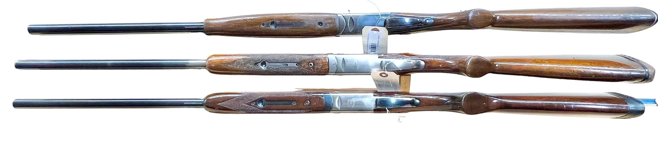 12ga Over/Under shotgun Spanish single trigger G-VG cond. Modified/IC - Image 4