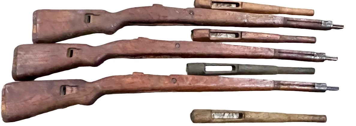 Mauser M48 rifle stock & hand guard B Grade w/recoil bar, bayonet lug