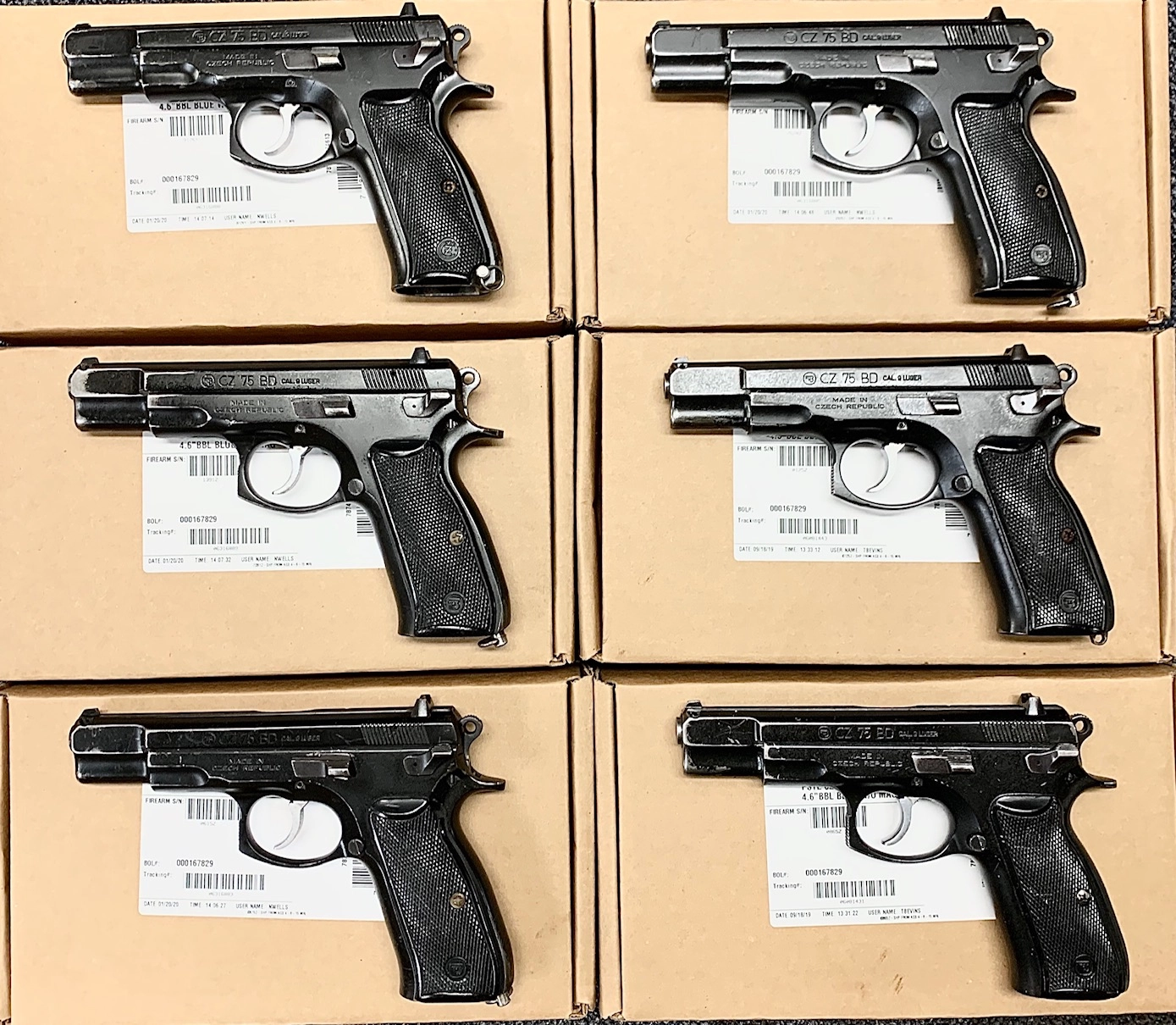 CZ 75 BD PISTOL 9MM SURPLUS VG COND WITH 16RD. MAGAZINE - Image 3