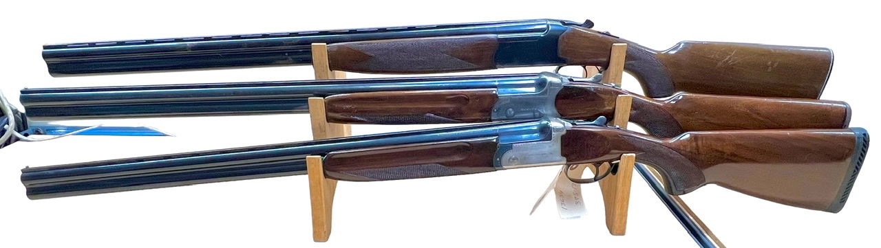 12ga Over/Under shotgun Spanish single trigger G-VG cond. Modified/IC