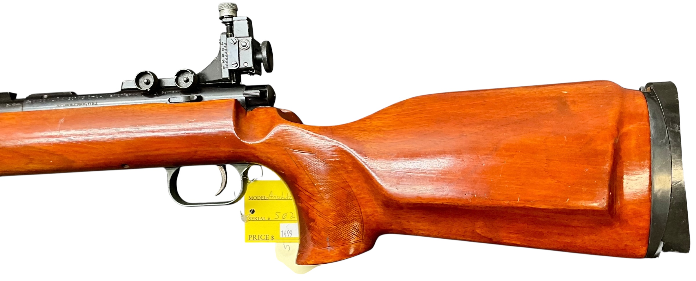 Anschutz 1411/13 Match 54 Bolt Action Rifle Blued .22LR SN:50237 - Image 7