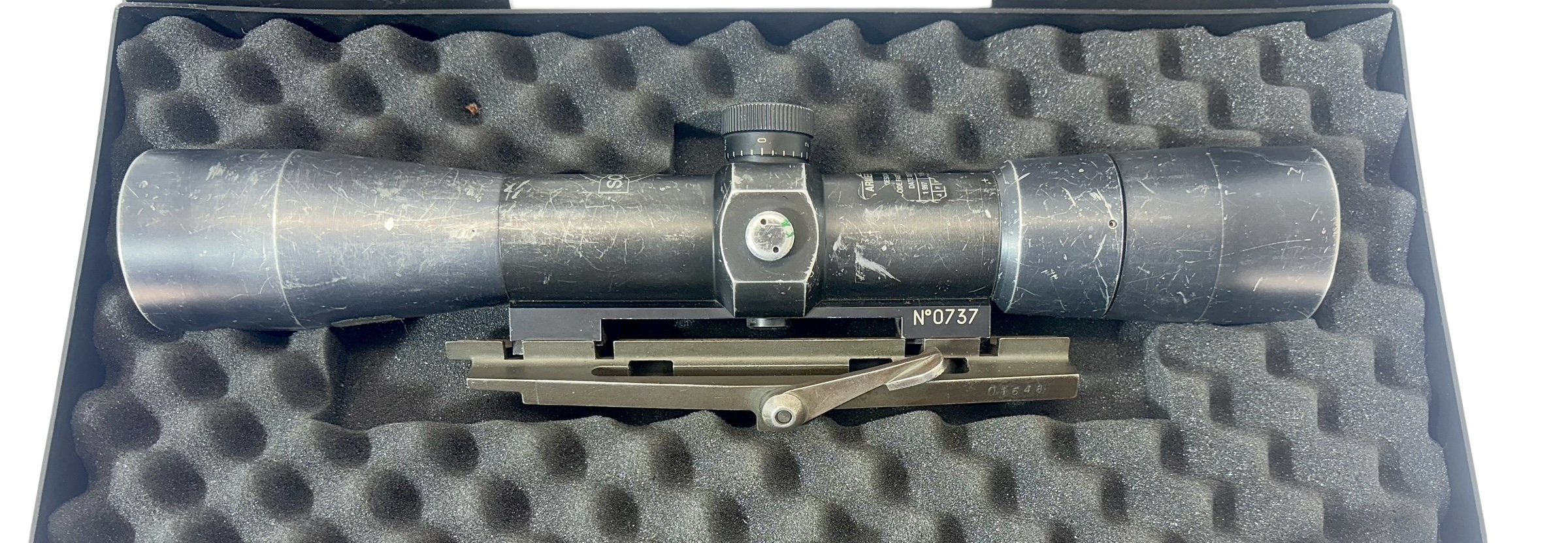 FRF2 Sniper Rifle Scope Scrome J8 A grade W/Accs SN:01648 - Image 7
