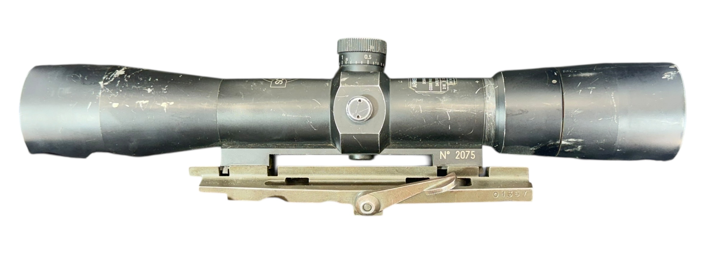 FRF2 Sniper Rifle Scope Scrome J8 A grade W/Accs SN:01367 - Image 7