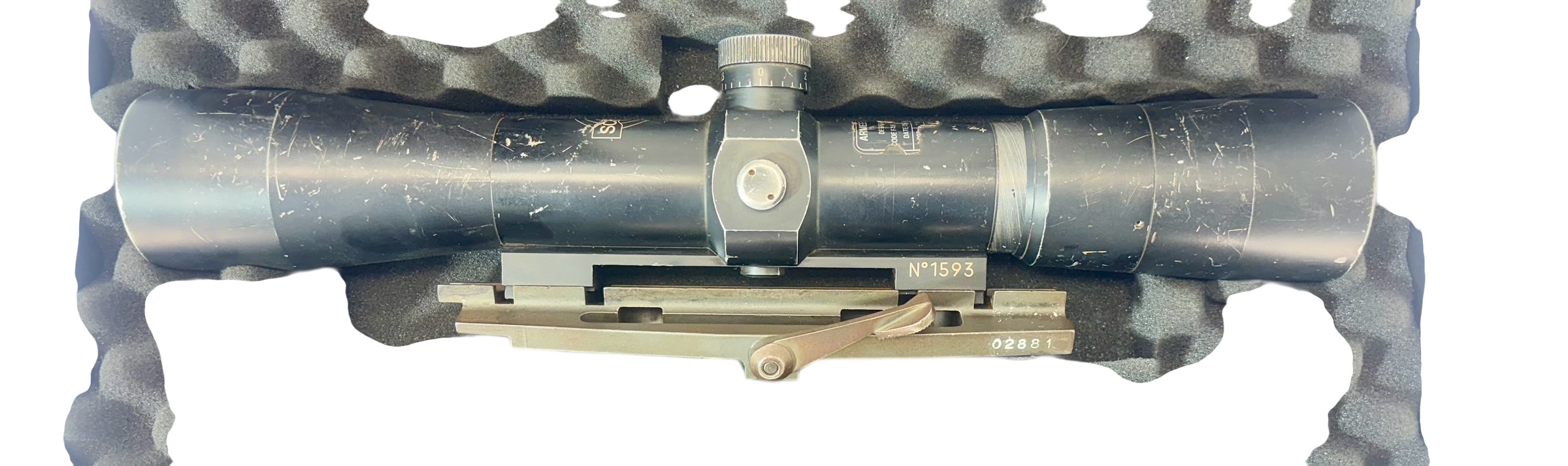 FRF2 Sniper Rifle Scope Scrome J8 A grade W/Accs SN:02881 - Image 6