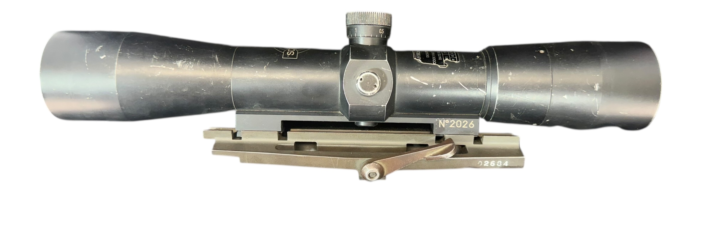 FRF2 Sniper Rifle Scope Scrome J8 A grade W/Accs SN:02684 - Image 8