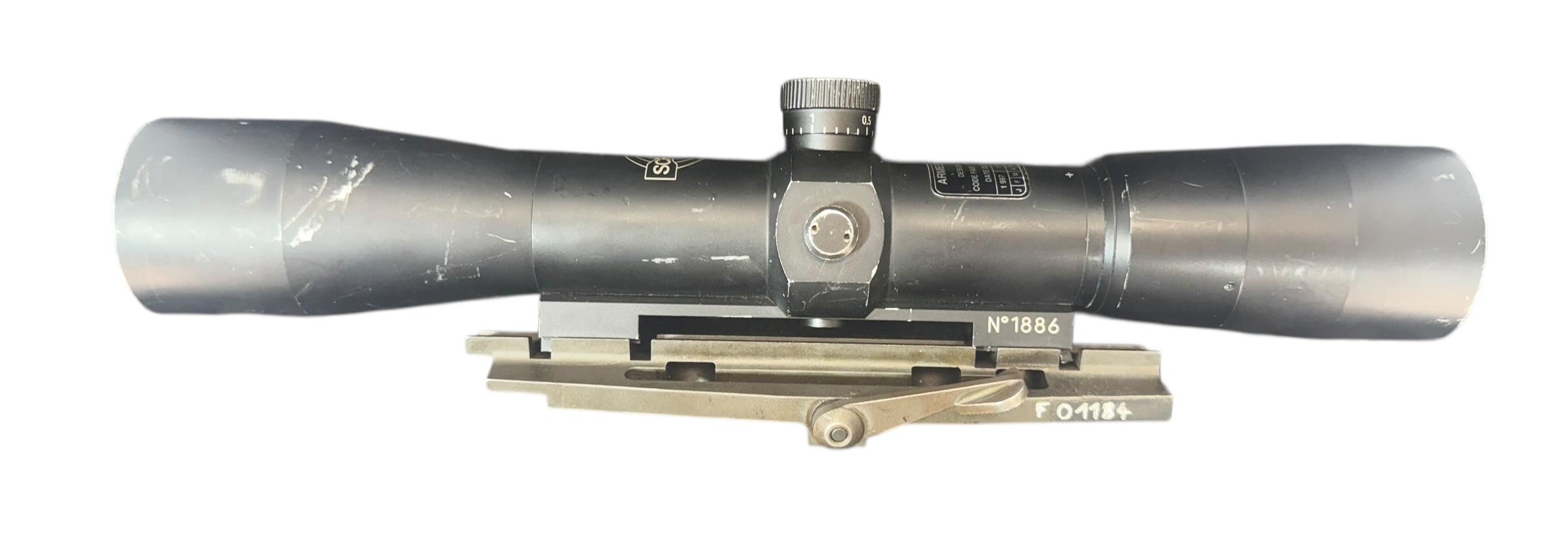 FRF2 Sniper Rifle Scope Scrome J8 A grade W/Accs SN:01184 - Image 8