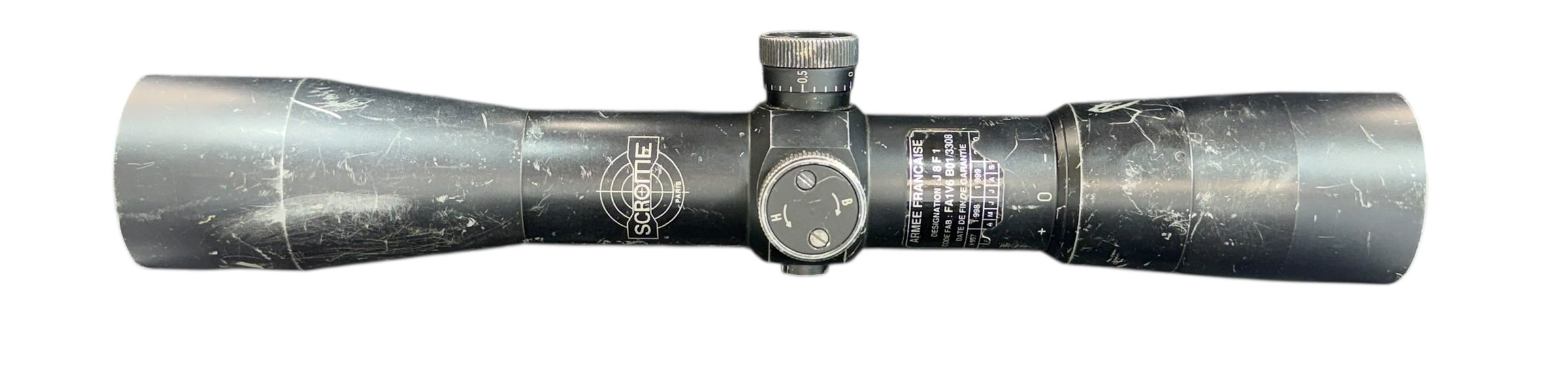 FRF2 Sniper Rifle Scope Scrome J8 A grade W/Accs SN:01830 - Image 9