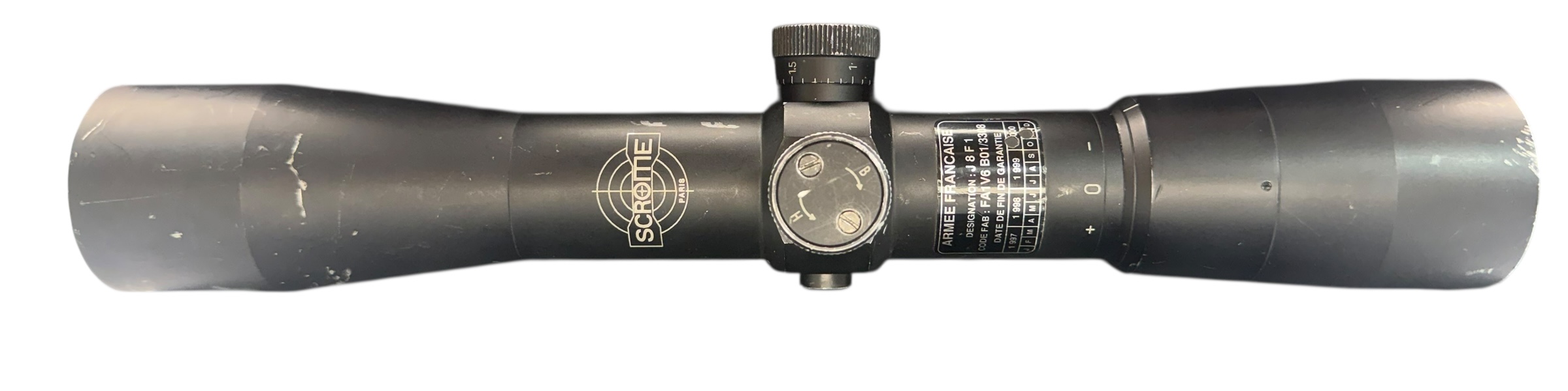FRF2 Sniper Rifle Scope Scrome J8 A grade W/Accs SN:01184 - Image 9