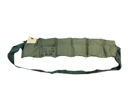Lake City 120-round bandoleer of .30 Carbine ammunition